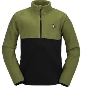Volcom Sweat Youth Half Zipped Polar Military ( ) vert M pas cher