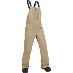 Volcom Salopette Barkley Insulated Dark Khaki ( ) beige M pas cher