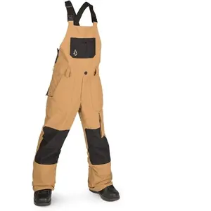 Volcom Pantalon De Ski/snow Barkley Ins Bib Overall Caramel Garçon bei... pas cher
