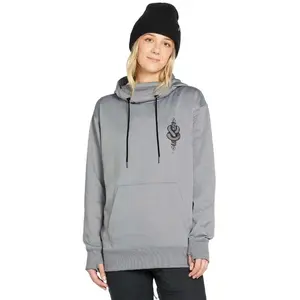 Volcom Sweat A Capuche Riding Hydro P/o Heather Grey Femme gris M