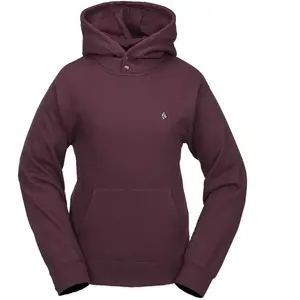 Volcom Sweat Costus P/o Fleece Burgundy Femme rouge XS pas cher