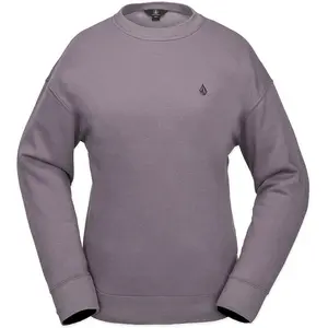 Volcom Sweat Essential Crew Dusty Lavender Femme violet M pas cher