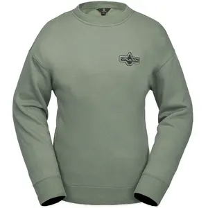 Volcom Sweat Essential Crew Lichen Green Femme vert M pas cher