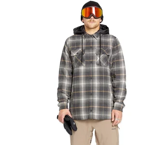 Volcom Veste De Ski/snow Ins Riding Flannel Stone Homme beige S