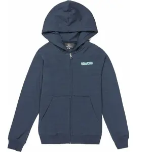 Volcom Veste A Capuche Vibeout Zip Navy Garçon bleu XL pas cher