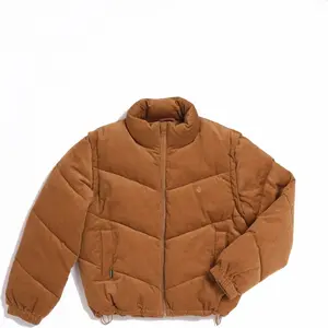 Comparateur de prix : Volcom Cord´n Puff Jacket Marron S Femme