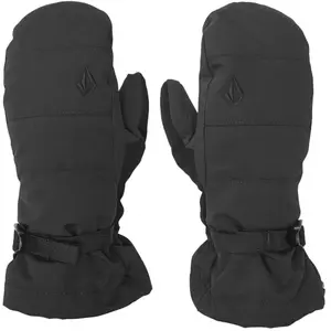 Volcom - Moufles imperméables - V.Snow Over Mitt Black pour Femme - Taille L - Noir pas cher