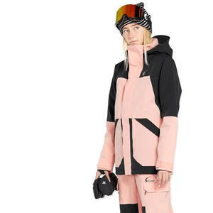 Volcom Veste De Ski/snow Shelter 3d Stretch Coral Haze Femme rose M pas cher