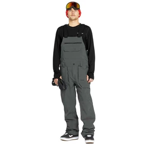 Volcom Pantalon De Ski/snow Roan Bib Overall Charcoal Homme noir M pas cher