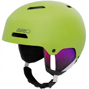 Giro - Casque de ski - Crue Mat Fluorescent Green - Taille Enfant M -... pas cher