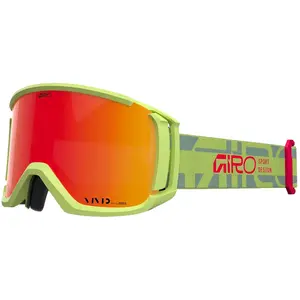 Giro - Masque de ski - Revolt Glacier Green Burst Vivid Ember   - Vert