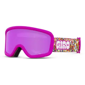 Masque Giro Chico 2.0 rose foncé avec lentille Amber Pink pour enfantVendu paramazon
