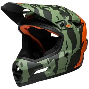 Casque intégral Bell Sanction 2 DLX MIPS camouflage vert/orange- 55-5 pas cher