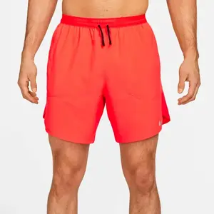Nike Dri-Fit Stride 7in Brief-Lined Shorts - rouge, noir, Taille XXL pas cher