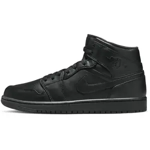 Nike Chaussure Air Jordan 1 Mid - Noir 48.5 554724-093 pas cher