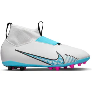Nike Mercurial Zoom Superfly 9 Academy AG blanc / bleu 36 pas cher