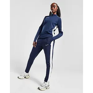 Nike Pants W NK DF Academy Pant, Obsidian/White/White, DX0508-451, M pas cher