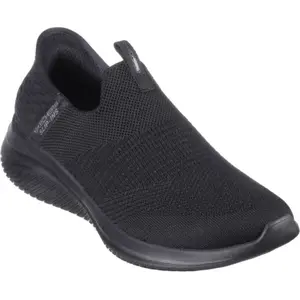 Skechers Femme Ultra Flex 3.0 Cozy Streak Basket, Black Knit Trim, 38 EU pas cher