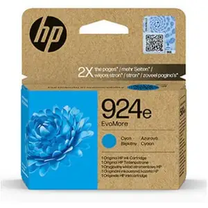 Hp 924e EvoMore Cyan Original Ink Cartridge (4K0U7NECE1) - Hewlett Packard