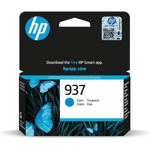 HP OfficeJet Pro 937 (4S6W2NE) Cartouche d'encre d'origine Cyan 91xx, 97xx pas cher