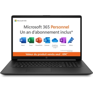 PC Portable HP 17-cp0308nf 17,3" AMD Ryzen 7 16 Go RAM 512 Go SSD Arge... pas cher
