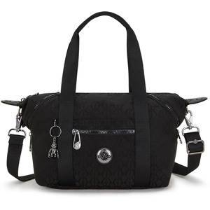 Kipling Sac D'épaule Art Mini Black Sign Jacquard Noir Petit Femme 100...Vendu parkipling