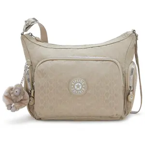 Kipling Sac Bandoulière Gabb S Glorious Beige Silver Imprimé Standard ...Vendu parkipling