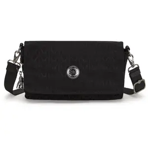 Kipling Sac D'épaule Aras Up Black Sign Jacquard Noir Petit Femme 100%...Vendu parkipling