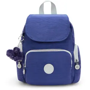 Kipling Sac À Dos City Zip Mini Bottle Blue Combo Bleu Petit Femme 56%... pas cher