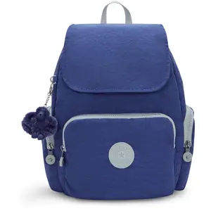 Kipling Sac À Dos City Zip S Bottle Blue Combo Bleu Petit Femme 56% Re... pas cher