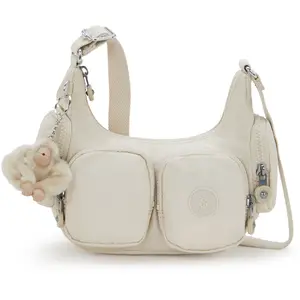 Kipling Sac Bandoulière Rikka Mini Hideaway Beige Petit Femme 56% Recy...Vendu parkipling