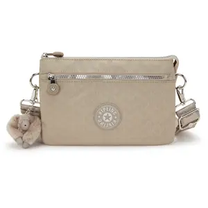 Kipling Sac Bandoulière Riri Zip Glorious Beige Silver Imprimé Petit F...Vendu parkipling
