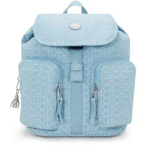 Kipling Sac À Dos Anto S Light Denim Jq Imprimé Petit Femme 100% Cotto... pas cher