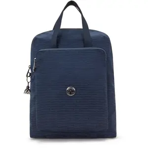 Kipling Sac À Dos Kazuki Night Ocean Jacquard Bleu Standard Femme 100%... pas cher