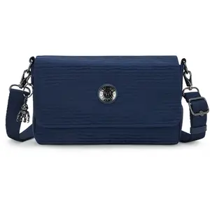 Kipling Sac D'épaule Aras Up Night Ocean Jacquard Bleu Petit Femme 100...Vendu parkipling