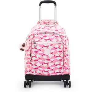 Kipling Sac À Dos New Zea Pink Palm Imprimé Grand Femme 100% Recycled ...Vendu parkipling