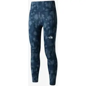 Collant long The North Face Flex Graphic 25" bleu foncé femme - S pas cher