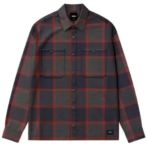 Vans - Larkspur Plaid Flannel Shirt - Chemise homme Parisian Night / Pppyembr - M pas cher
