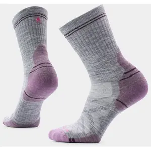 Smartwool - Hike Targeted Cushion Mid Crew Socks - Chaussettes randonnée femme Light Gray - L (42 - 45) pas cher