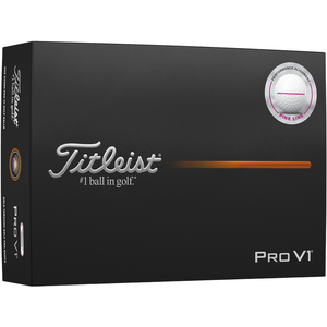 Titleist Balles de golf Pro V1 25 Performance Align - Lot de 12, blanc... pas cher