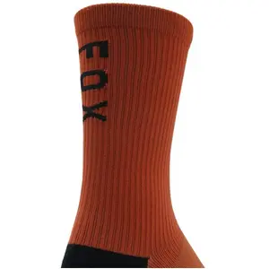 Fox Racing - 8" Ranger Sock - Chaussettes vélo Amber Scarlet - S/M pas cher