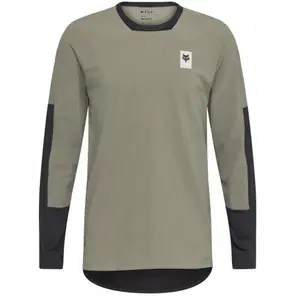 Maillot manches longues fox defend thermal vert pas cher
