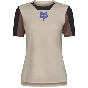 Fox Racing - W Defend SS Jersey Park - Maillot VTT femme Chalk - S pas cher