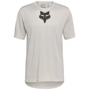 Maillot manches courtes fox ranger head blanc pas cher