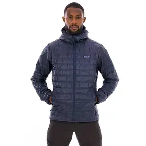 Comparateur de prix : Patagonia - Men's Nano Puff Hoody - Doudoune homme Smolder Blue - S