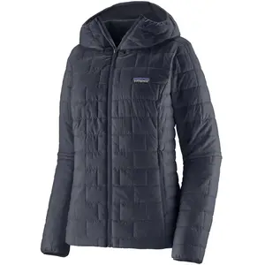 Comparateur de prix : Patagonia - Women's Nano Puff Hoody - Doudoune femme Smolder Blue - L