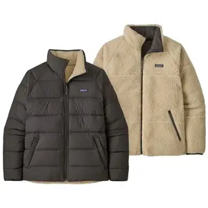 Patagonia - Reversible Silent Down Jkt - Doudoune homme Black - S