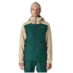 Veste de Ski Insulated Powder Town Fibres Recyclées Patagonia Vert S pas cher