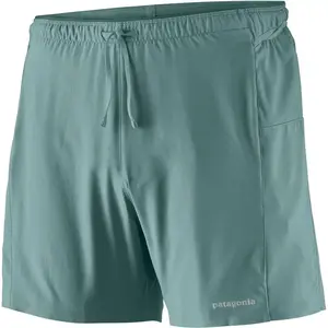 Patagonia Strider Pro - 5 In. Short bleu L pas cher