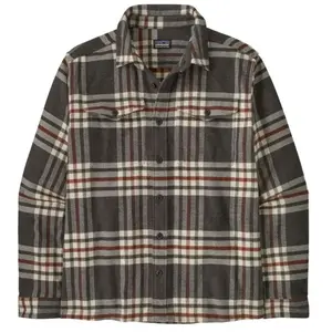 Patagonia - Fjord Flannel Shirt - Chemise homme Catch: Ink Black - S pas cher